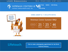 Tablet Screenshot of newmancenteratub.org